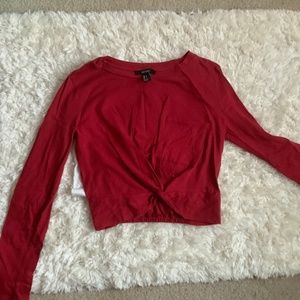 Long sleeve cropped